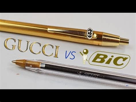 $100 gold gucci pen|the $100 gucci pen exploding .